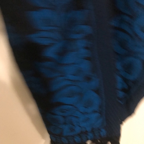 Frida Caló poncho black and blue one size - Picture 5 of 5